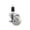 Service Caster 3'' Nylon Swivel 1-3/8'' Expanding Stem Caster with Brake SCC-EX20S314-NYS-TLB-138 - alternate 1